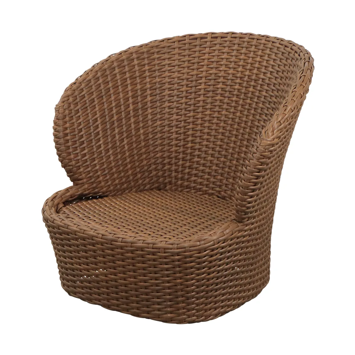 Cadeira lounge Coast swivel, Umber brown (Flat Weave) Cane-line