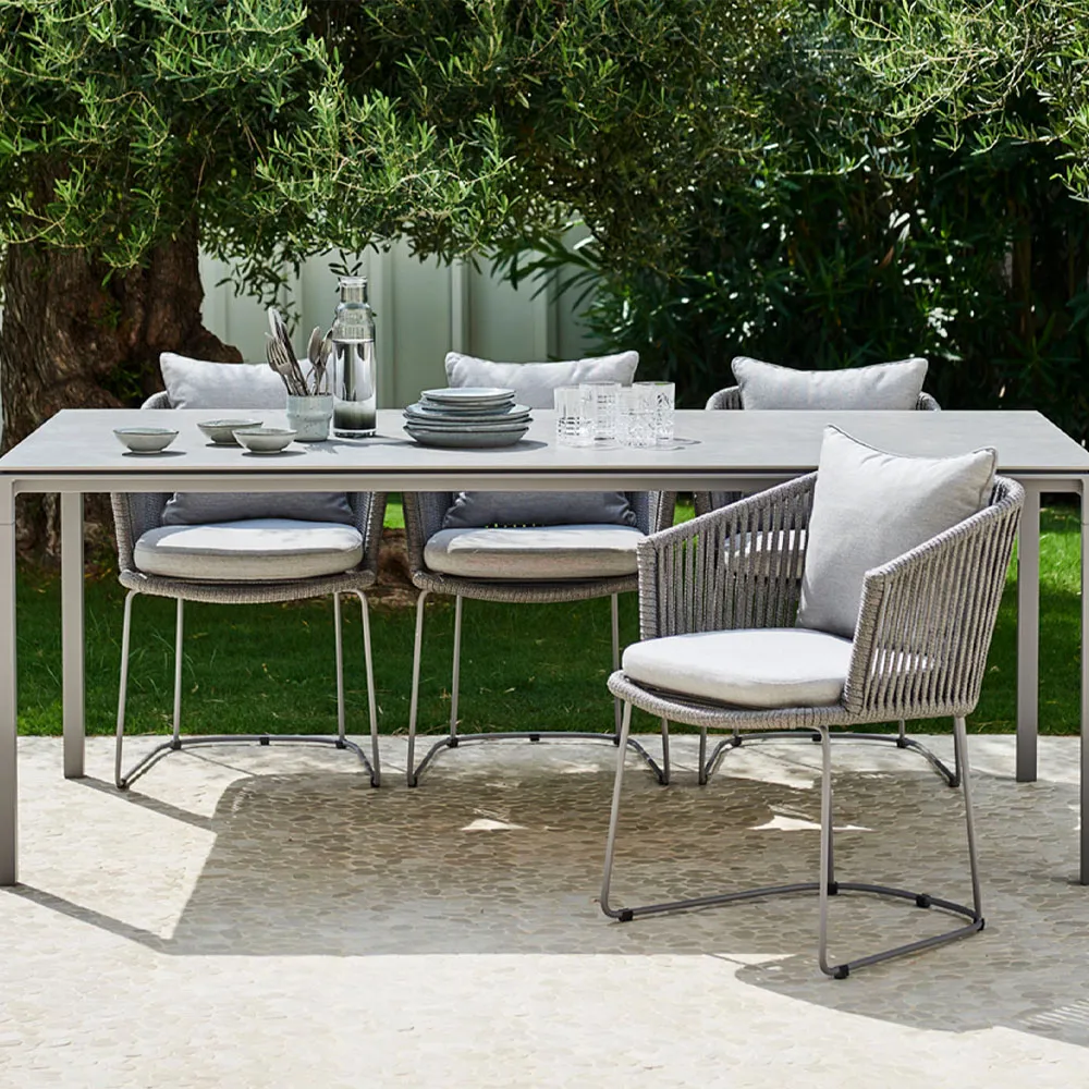 Cadeira Moments, Cane-Line Natté dark bordeaux, Cane-Line soft rope Cane-line