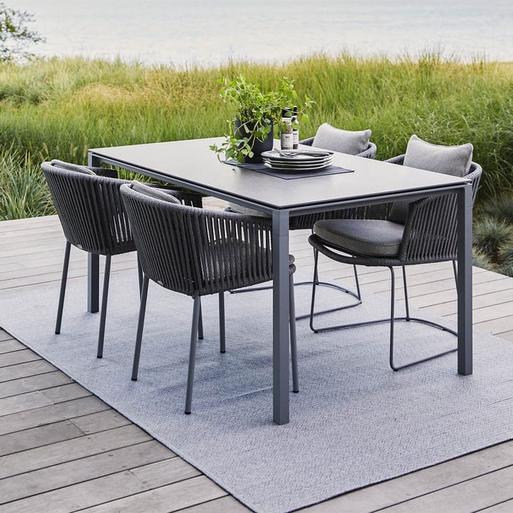 Cadeira Moments, Cane-Line Natté dark grey-Cane-Line soft rope Cane-line