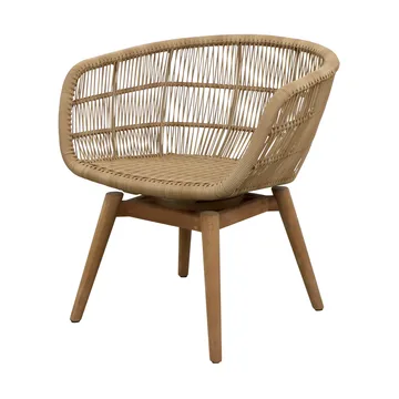 Cadeira Stay swivel - Natural (Weave) - Cane-line