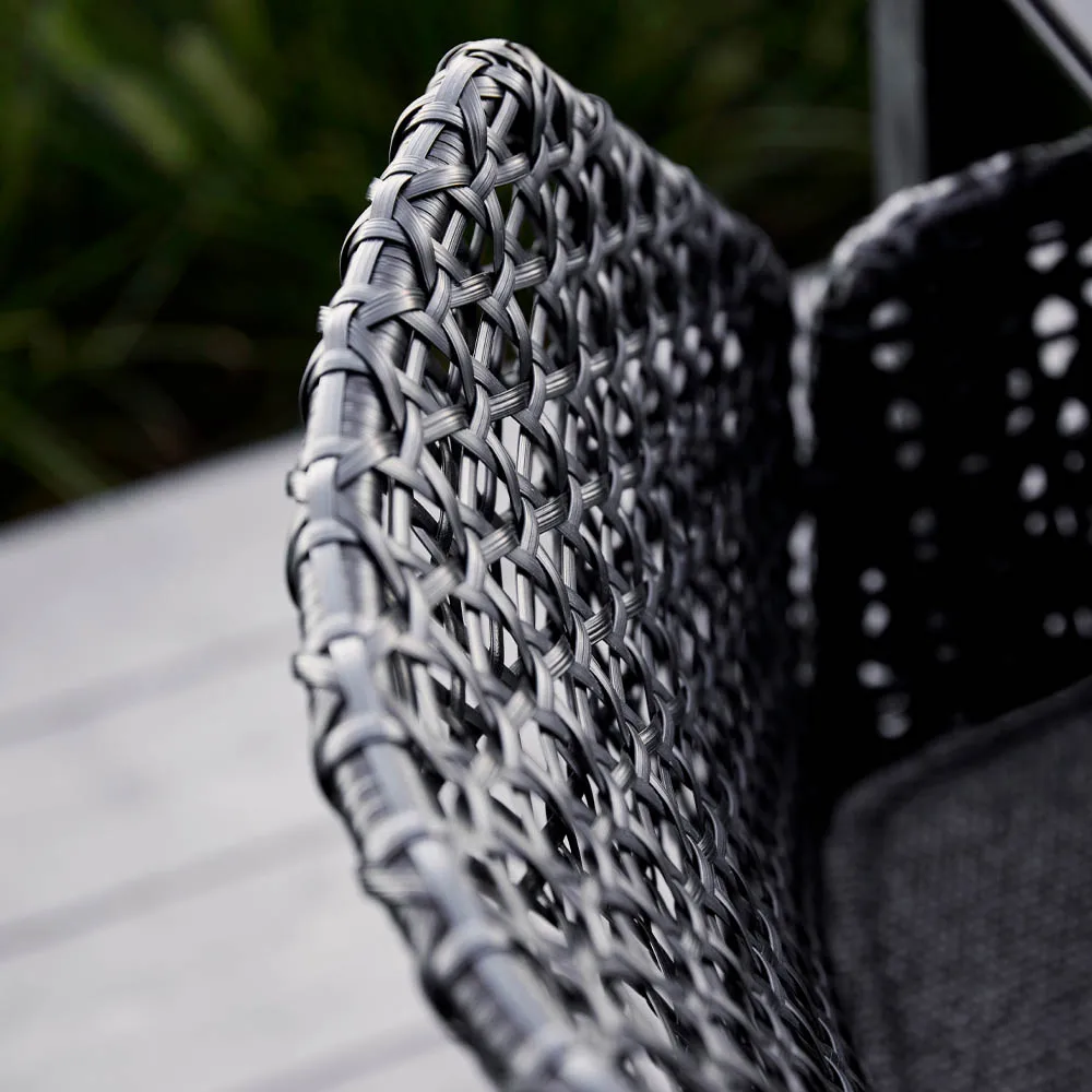 Cadeira Vibe, Black/anthracite Cane-line