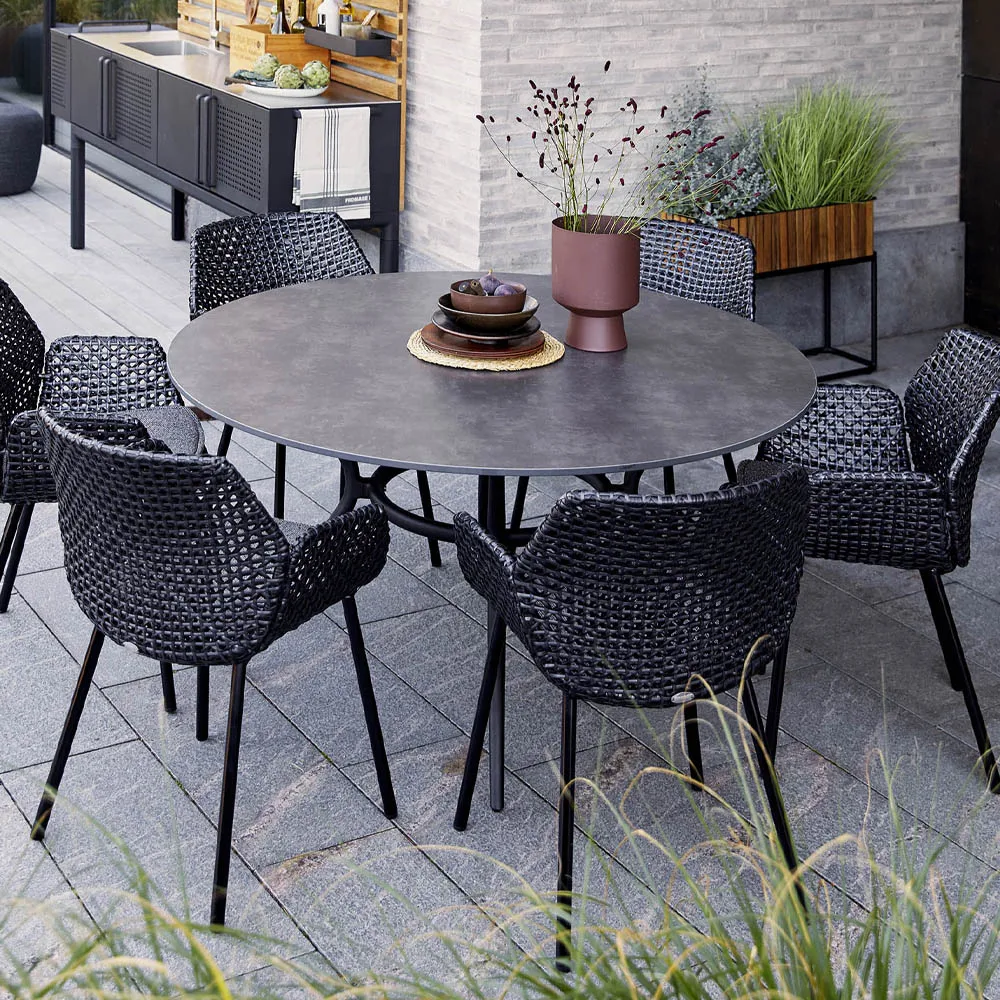 Cadeira Vibe, Black/anthracite Cane-line