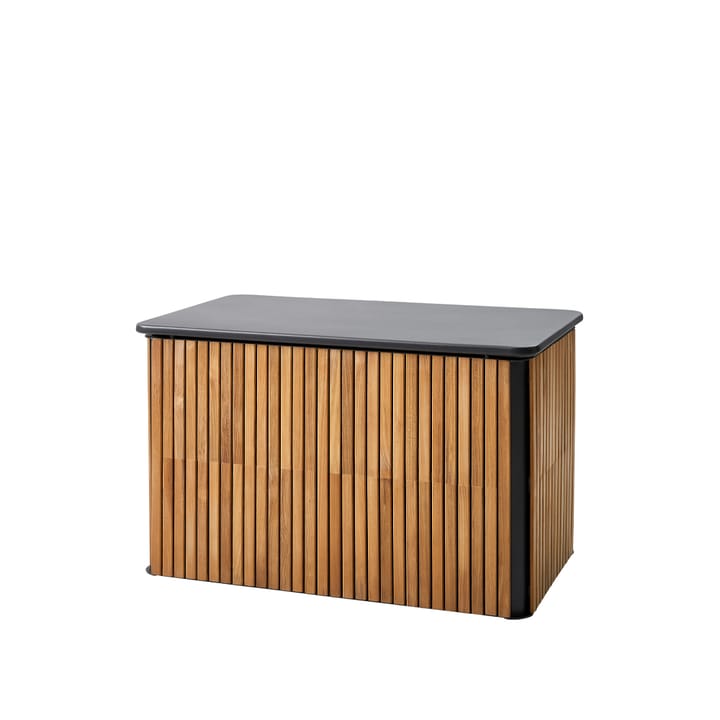 Caixa de armazenamento Combine, Teca, Lava grey, pequeno Cane-line