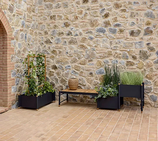 Caixa de flores Sticks 57x103 cm, Lava grey Cane-line