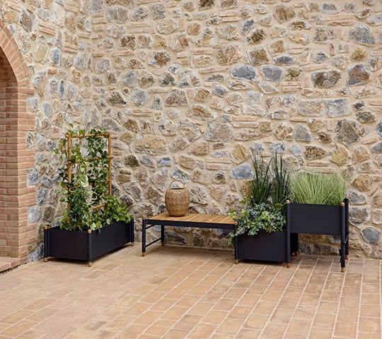 Caixa de flores Sticks 57x103 cm, Lava grey Cane-line