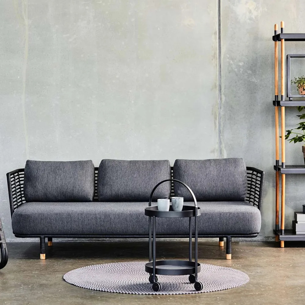 Carrinho de serviço Roll, Lava grey Cane-line