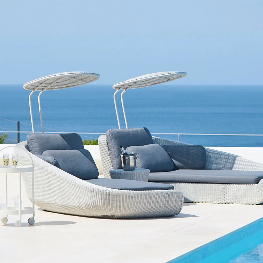 Divã Savannah, Black, direita Cane-line