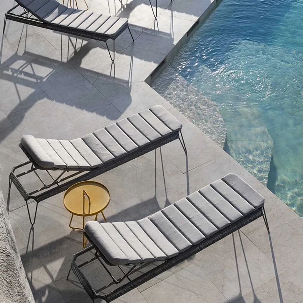 Espreguiçadeira Breeze weave, Light grey Cane-line