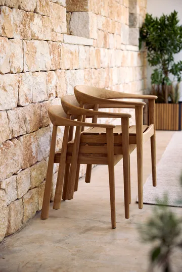 Majestic cadeira de braços - Teca - Cane-line