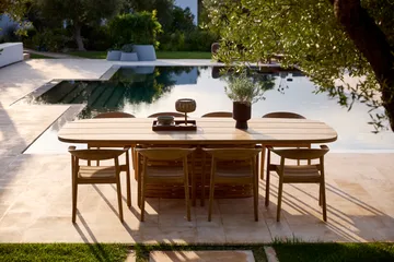 Majestic cadeira de braços - Teca - Cane-line