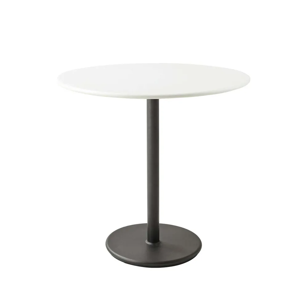 Mesa de café Go Ø80 cm, White-lava grey Cane-line