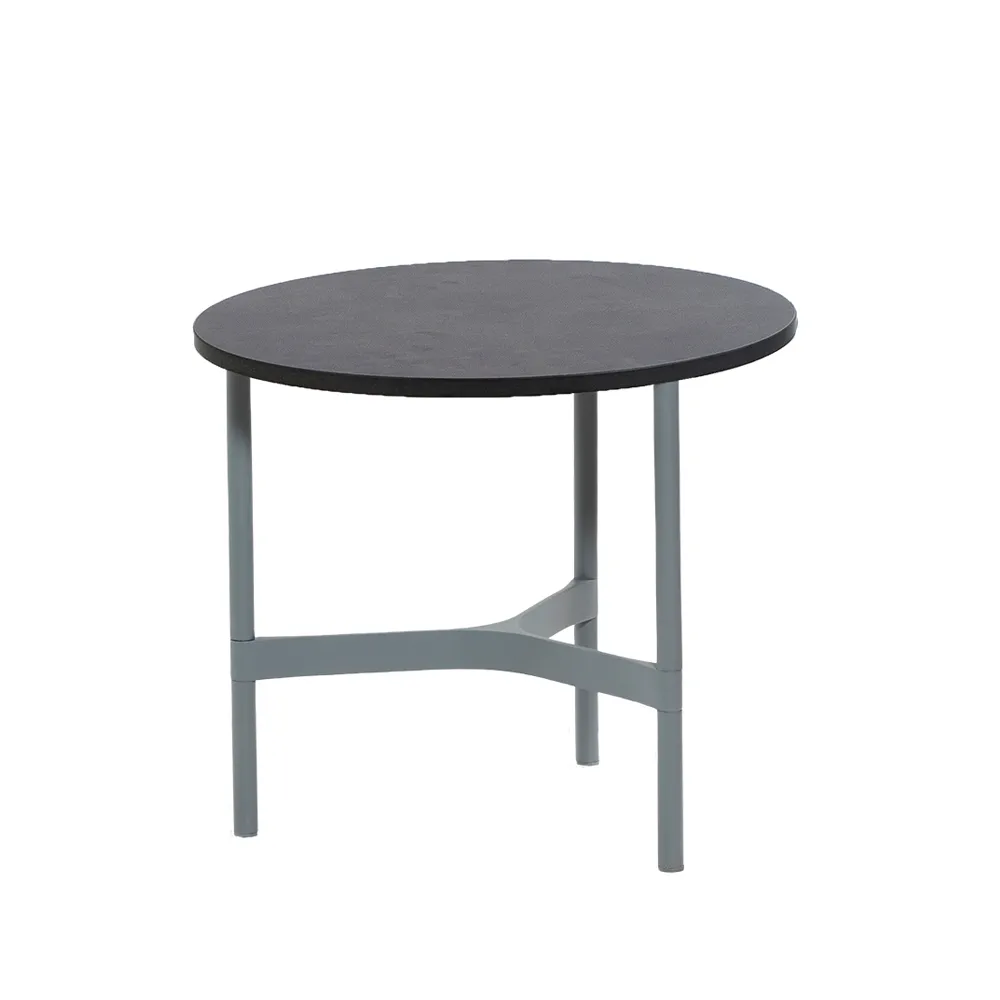 Mesa de centro Twist small Ø45 cm, Dark grey-light grey Cane-line