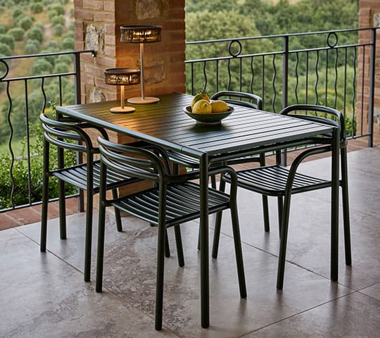 Mesa de jantar Bliss 81x133 cm, Dark green Cane-line