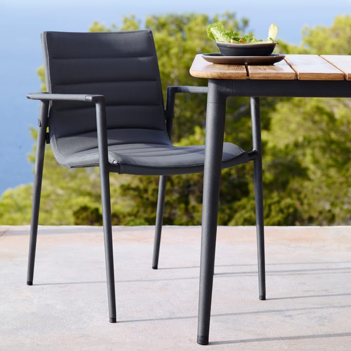 Mesa de jantar Core teca 210x100x74 cm, Suporte taupe Cane-line