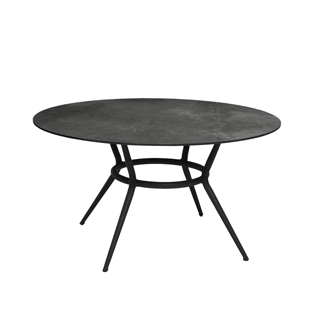 Mesa de jantar Joy, dark grey-Lava grey Ø144 cm Cane-line