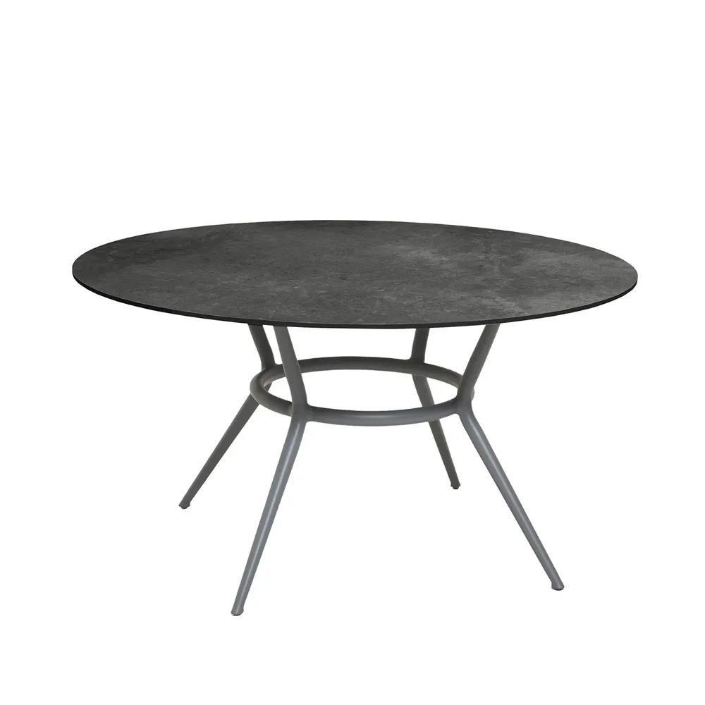 Mesa de jantar Joy, Dark grey-light grey Ø144 cm Cane-line