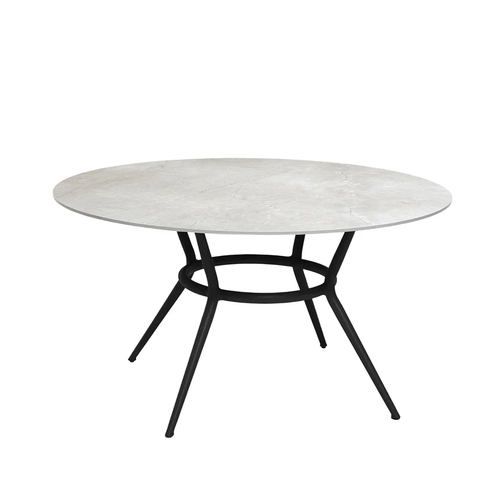 Mesa de jantar Joy, Fossil grey-Lava grey Ø144 cm Cane-line