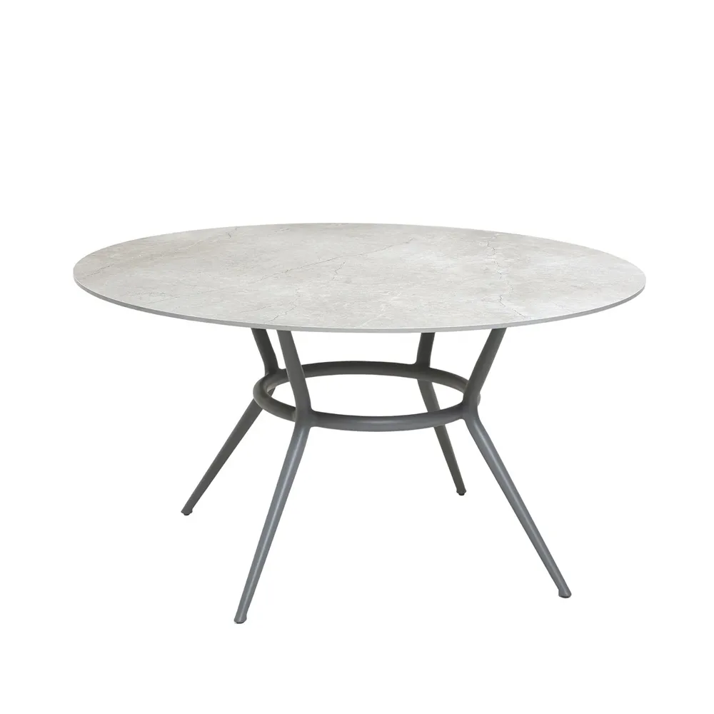 Mesa de jantar Joy, Fossil grey-light grey Ø144 cm Cane-line
