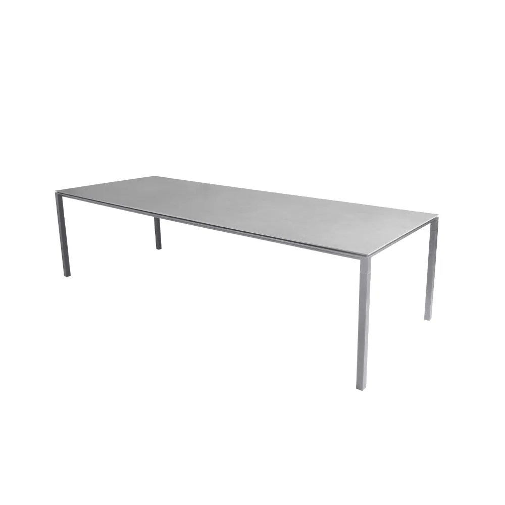 Mesa de jantar Pure, Concrete grey-light grey 280x100 cm Cane-line