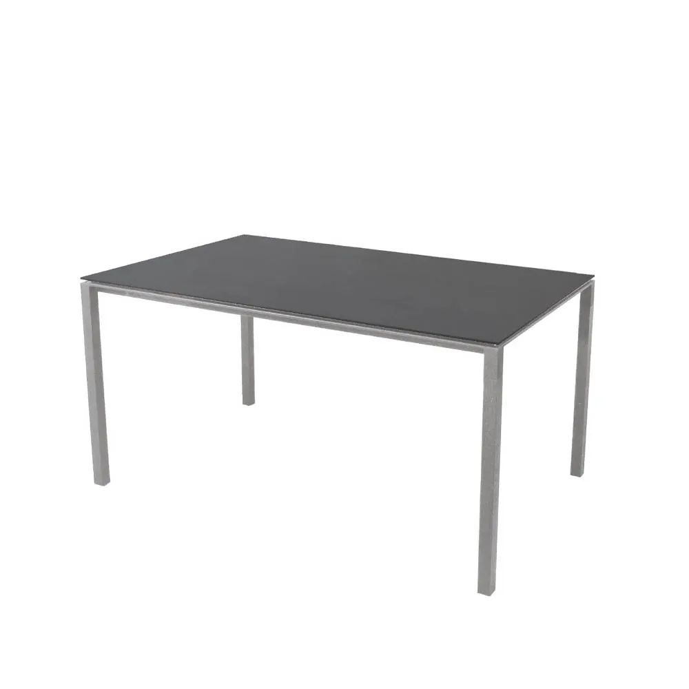 Mesa de jantar Pure, Nero-light grey 150x90 cm Cane-line