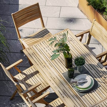 Mesa dobrável Flip 140x80x72,5 cm - Teca - Cane-line
