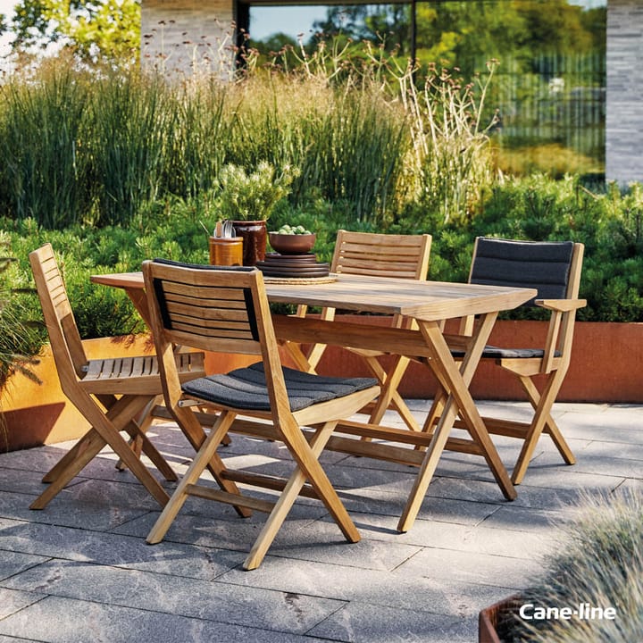 Mesa dobrável Flip 140x80x72,5 cm, Teca Cane-line