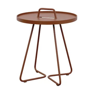 Mesa lateral On-the-move Ø44 cm - Desert red - Cane-line