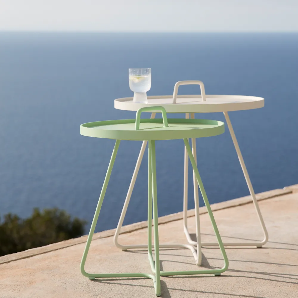 Mesa On the Move Ø44 cm, Olive green Cane-line