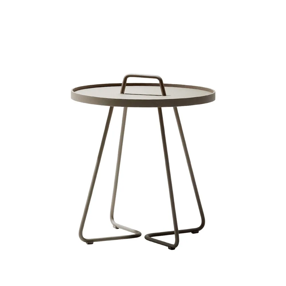 Mesa On the Move Ø44 cm, Taupe Cane-line