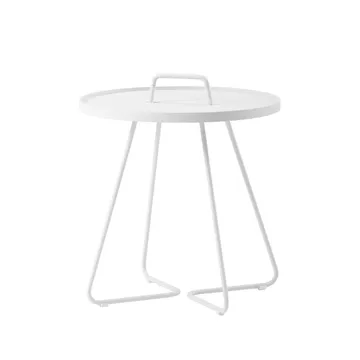 Mesa On the move Ø52 cm - White - Cane-line