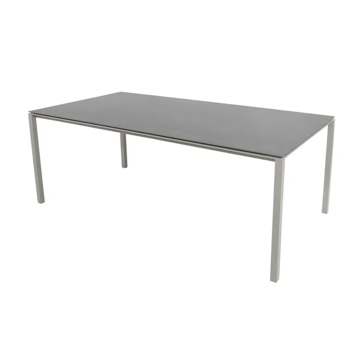 Mesa Pure 200x100 cm Basalt grey-taupe - Cane-line