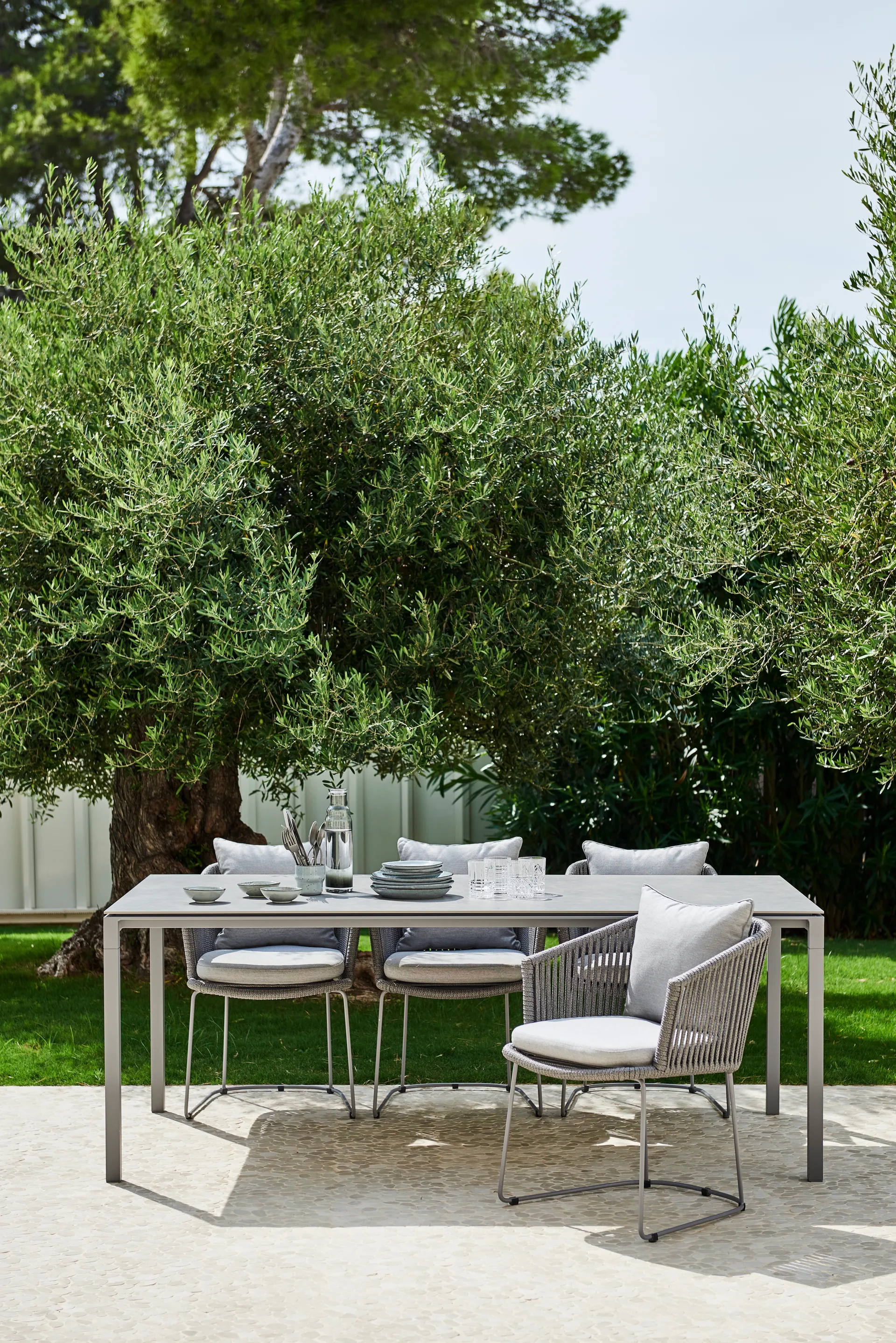 Mesa Pure 200x100 cm Basalt grey-taupe,  Cane-line
