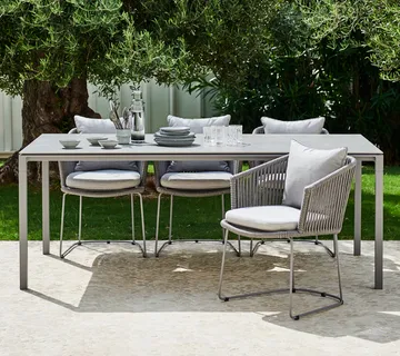 Mesa Pure 200x100 cm Basalt grey-taupe - Cane-line