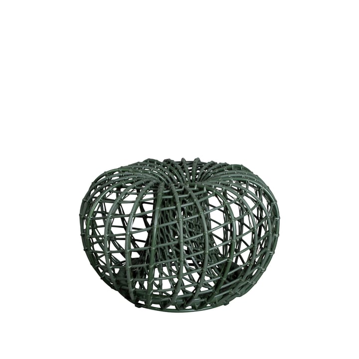 Mesa/banqueta Nest - Dark green, pequeno - Cane-line