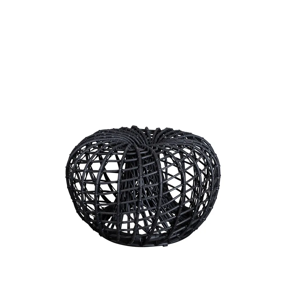 Mesa/banqueta Nest, Lava grey, pequeno Cane-line