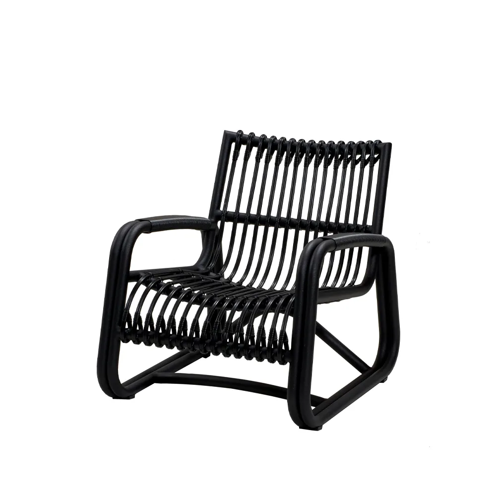 Poltrona Curve, Lava grey Cane-line