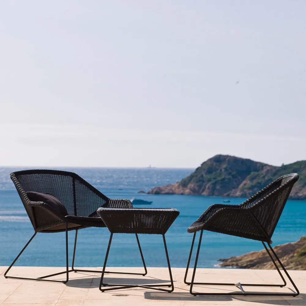 Poltrona lounge Breeze weave, Light grey Cane-line