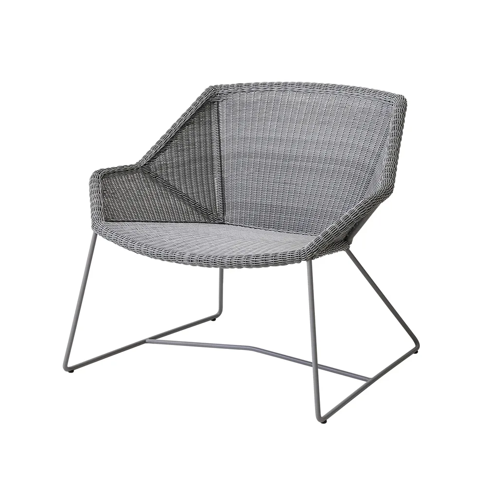 Poltrona lounge Breeze weave, Light grey Cane-line