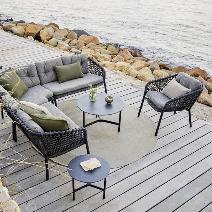 Poltrona lounge Ocean, Dark grey Cane-line