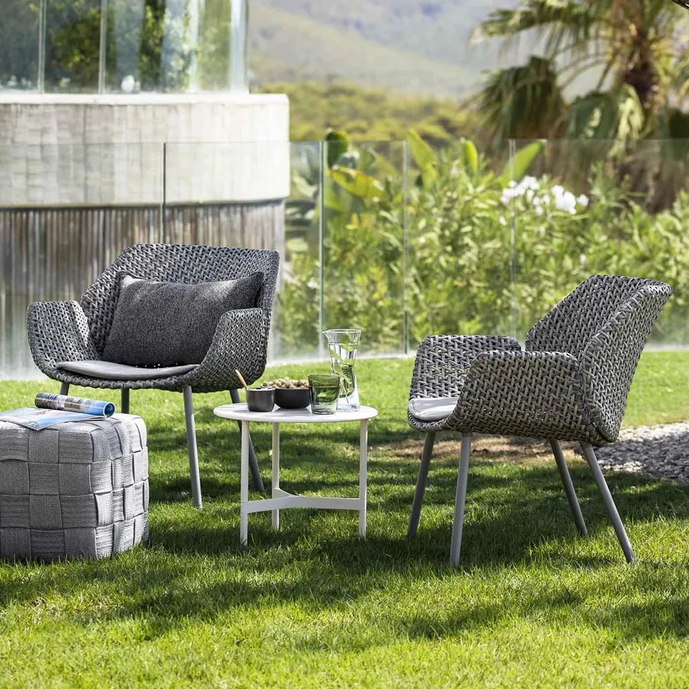Poltrona lounge Vibe, Light grey/grey/taupe Cane-line