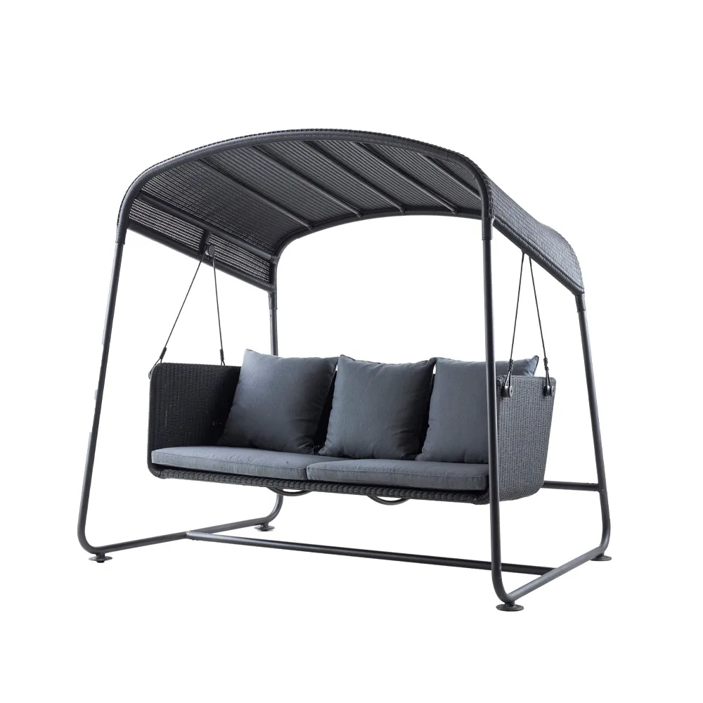 Rede Cave, Graphite, incl. almofadas cinzas Cane-line