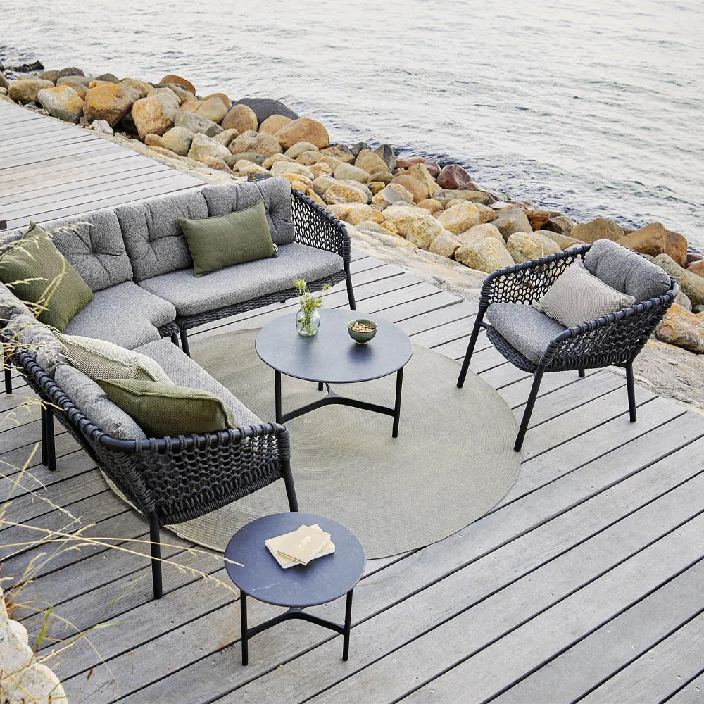 Sofá modular Ocean, dark grey, individual Cane-line