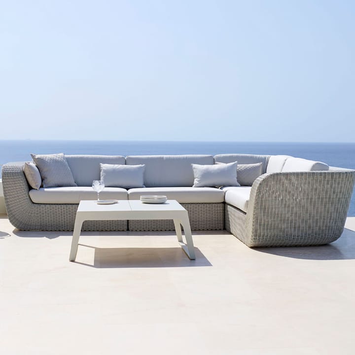Sofá modular Savannah, White grey, esquerda Cane-line