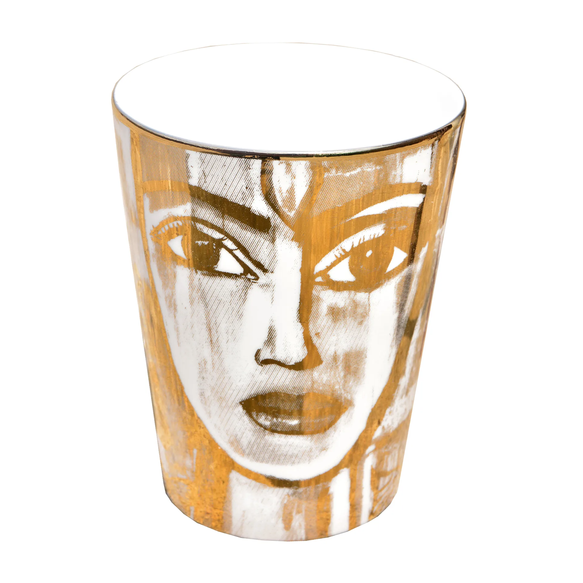 Caneca Butterfly Messenger gold-white, 35 cl Carolina Gynning