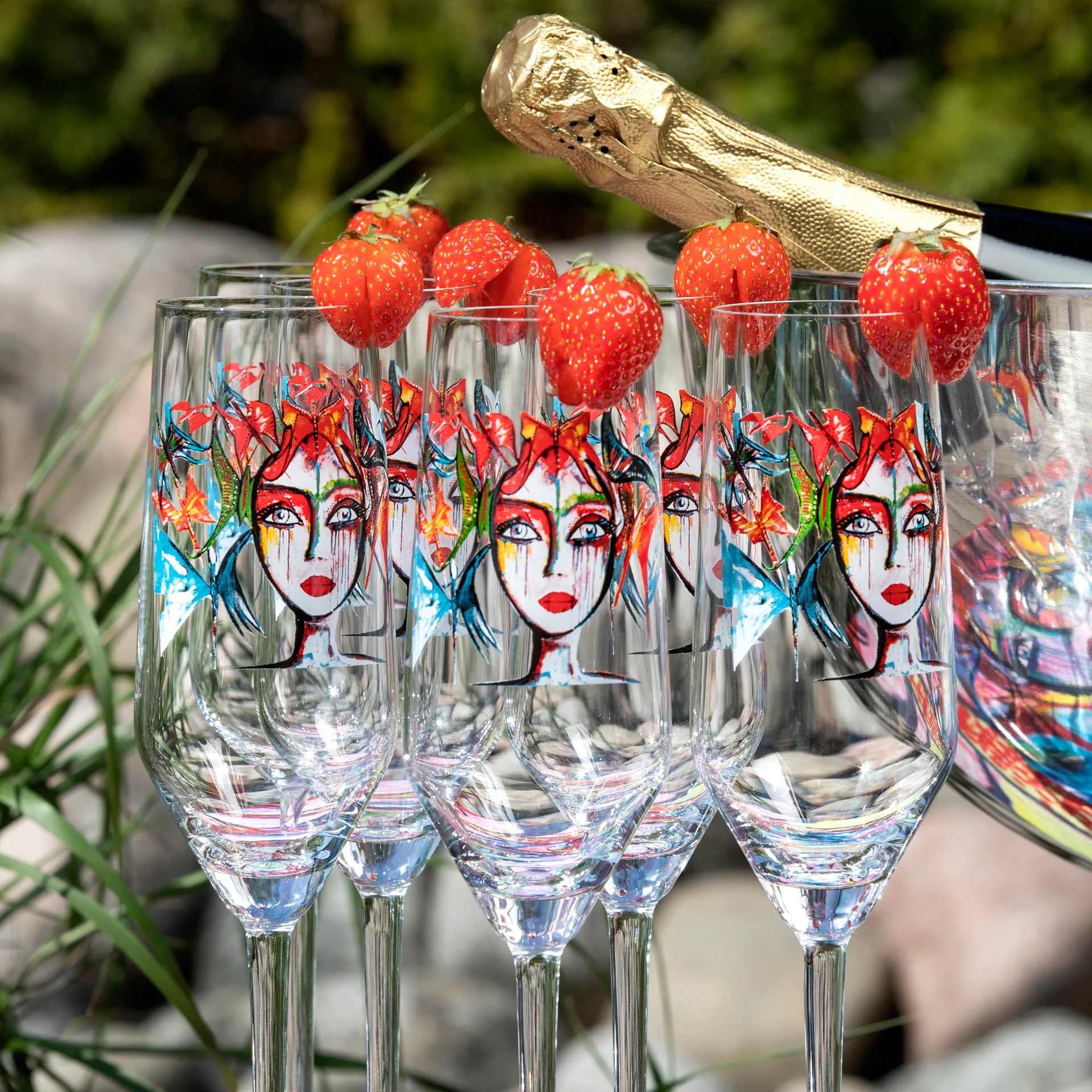 Copo de champanhe Slice of Life, 30 cl  Carolina Gynning