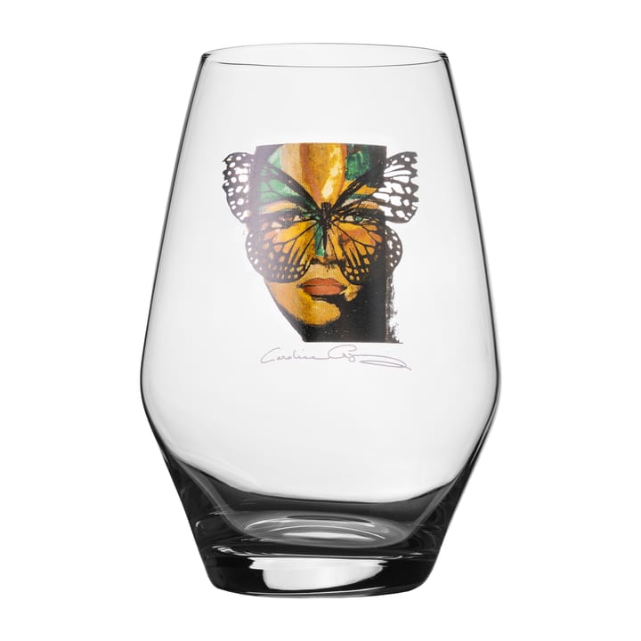 Copo tumbler Golden Butterfly 35 cl - Clear - Carolina Gynning