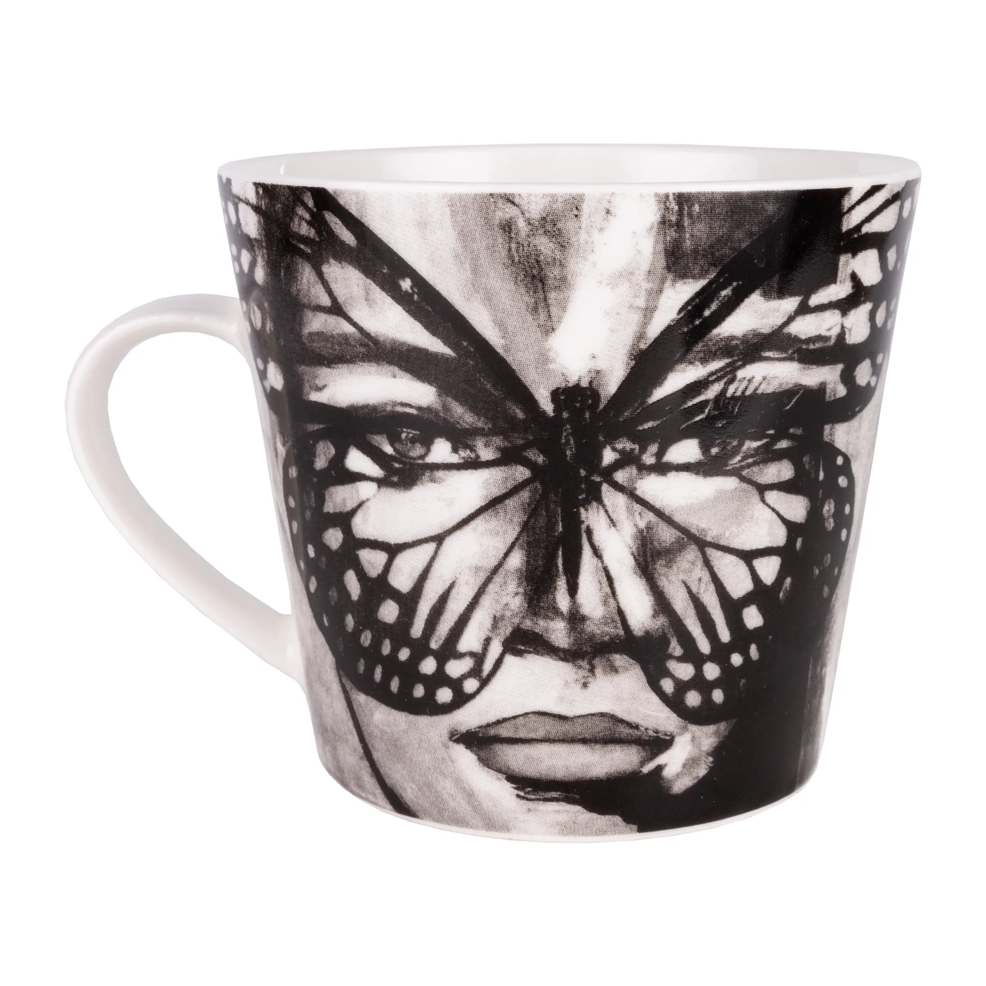 Golden Butterfly caneca 40 cl, Black-white Carolina Gynning