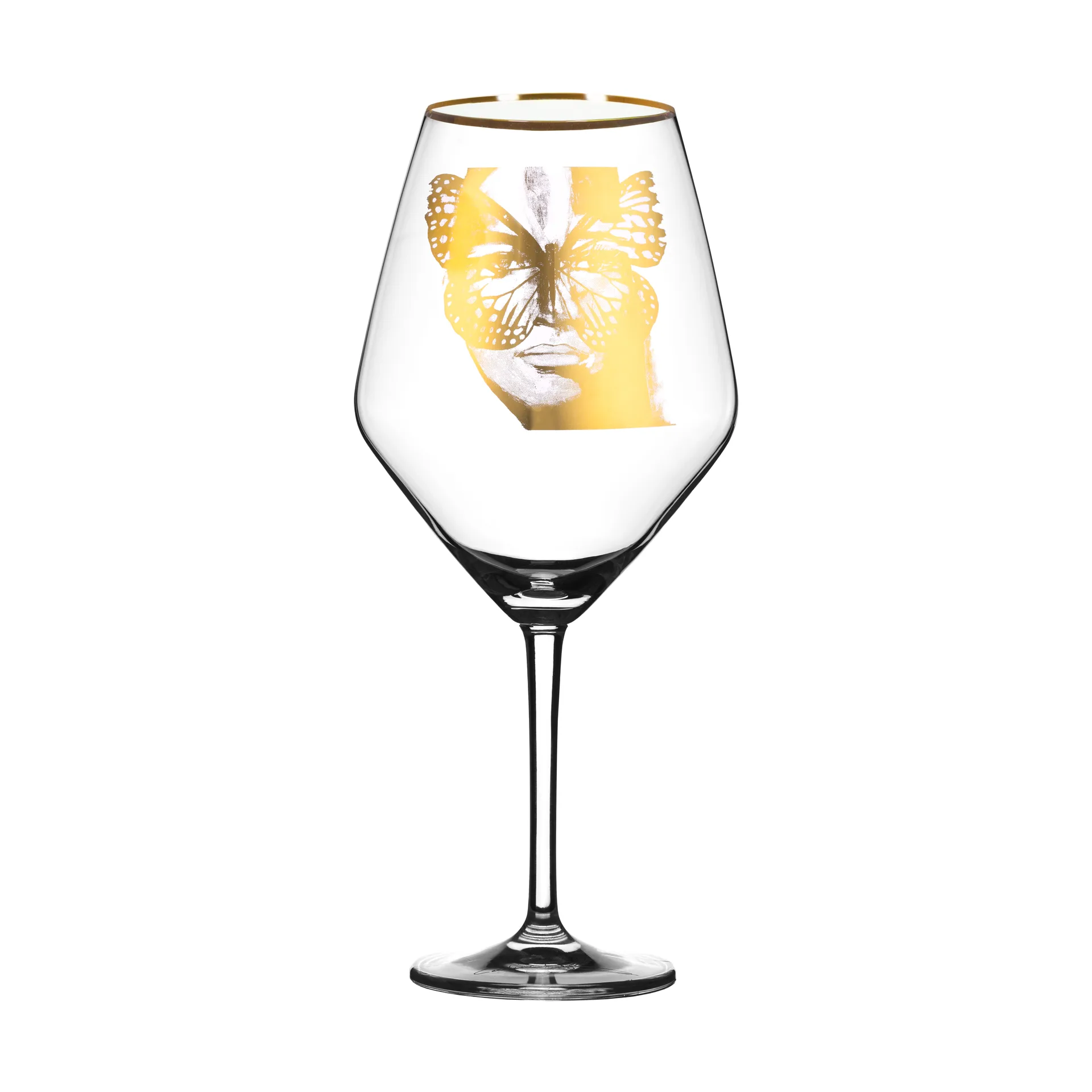 Taça de vinho Golden Butterfly 75 cl, Gold Carolina Gynning