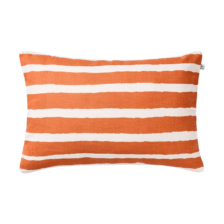 Almofada para exterior Block Stripe 40x60 cm - Apricot orange-off white - Chhatwal & Jonsson