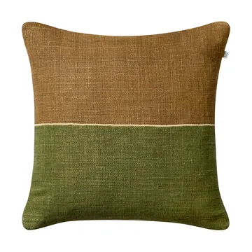 Amol capa de almofada 50x50 cm - Taupe-cactus green - Chhatwal & Jonsson